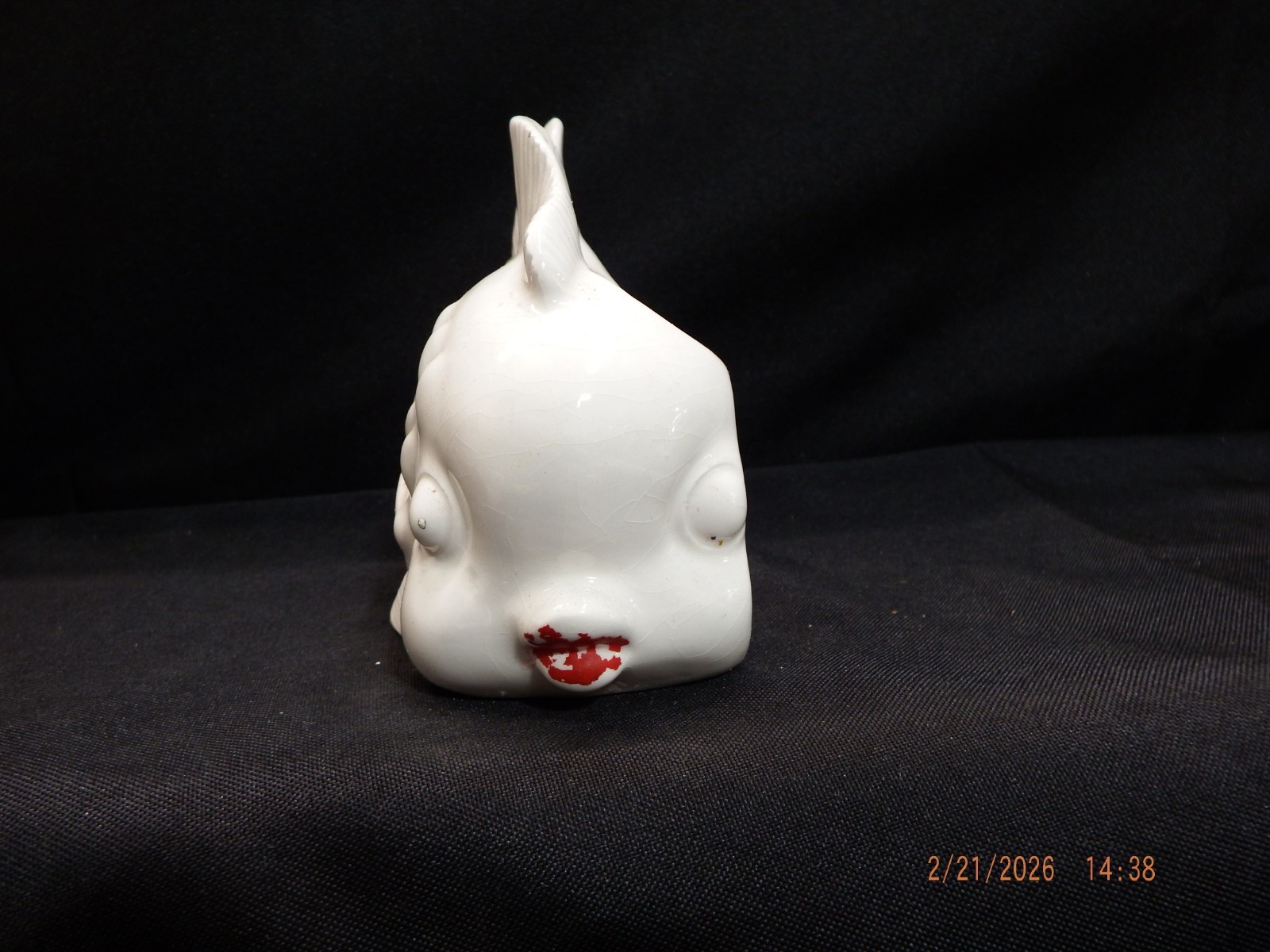 Vintage Ceramic Fish Wall Pocket/Sponge Holder-C338
