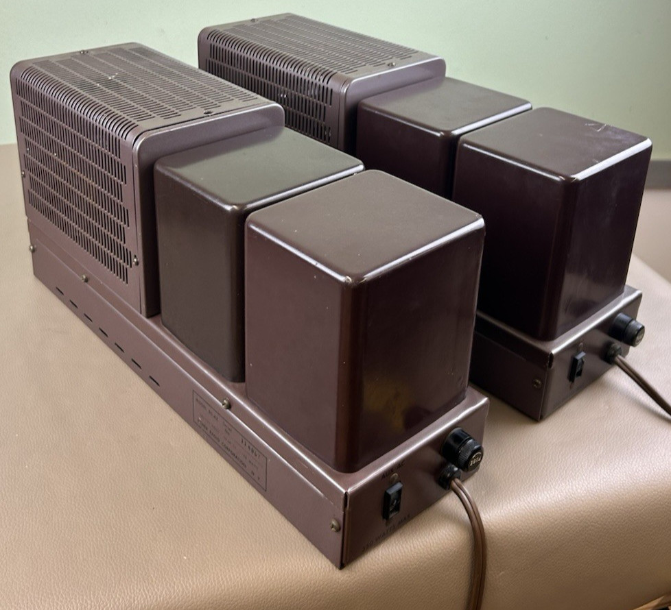 FISHER 80AZ MONO AMPLIFIERS RESTORED NICE