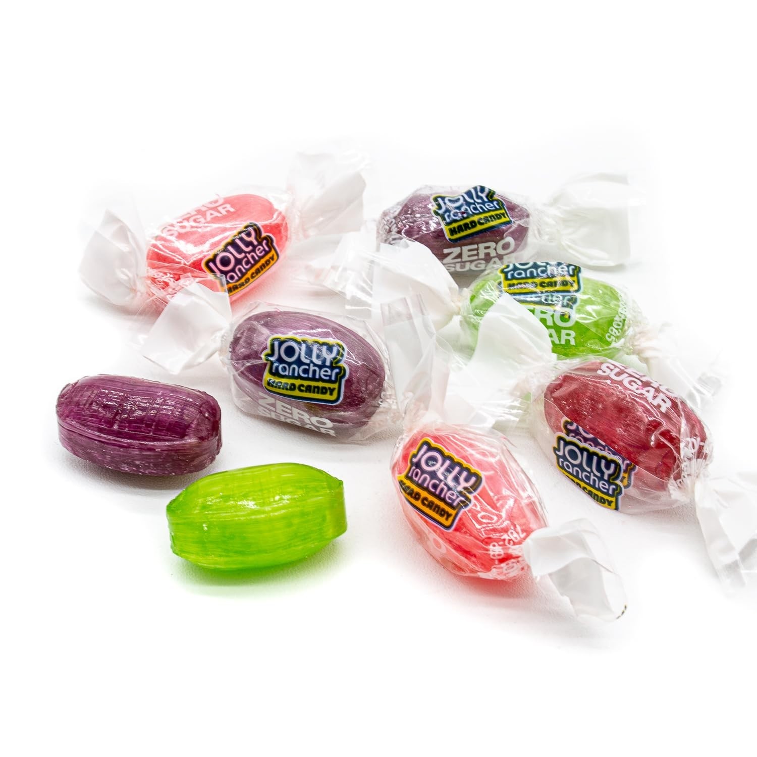 Jolly Rancher Zero Sugar Free Assorted Fruit Flavors, Bulk Hard Candy (1 Pound)