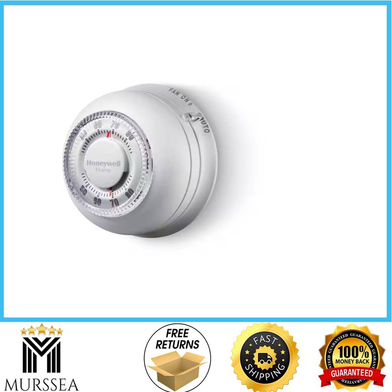 Round Non-Programmable Thermostat 1H/1C Single Stage Heat Cool Control