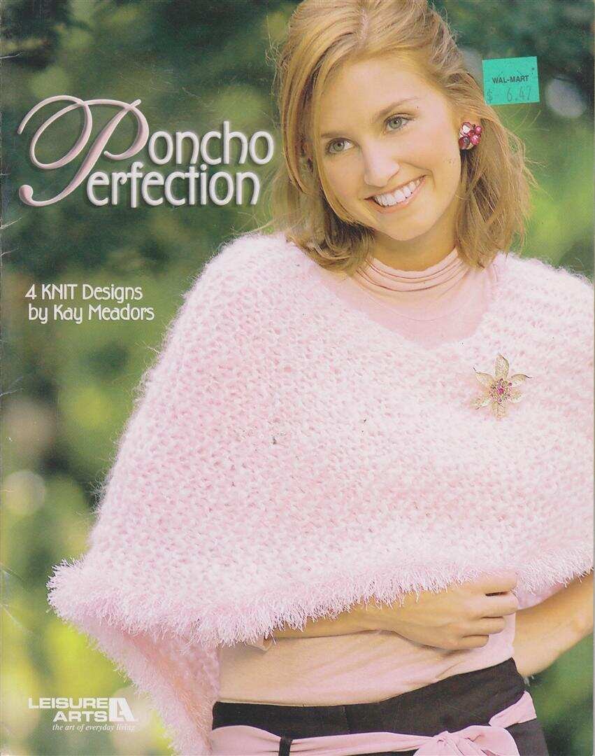 OOP!!! KNIT PONCHO PERFECTION BEAUTIFUL DESIGNS