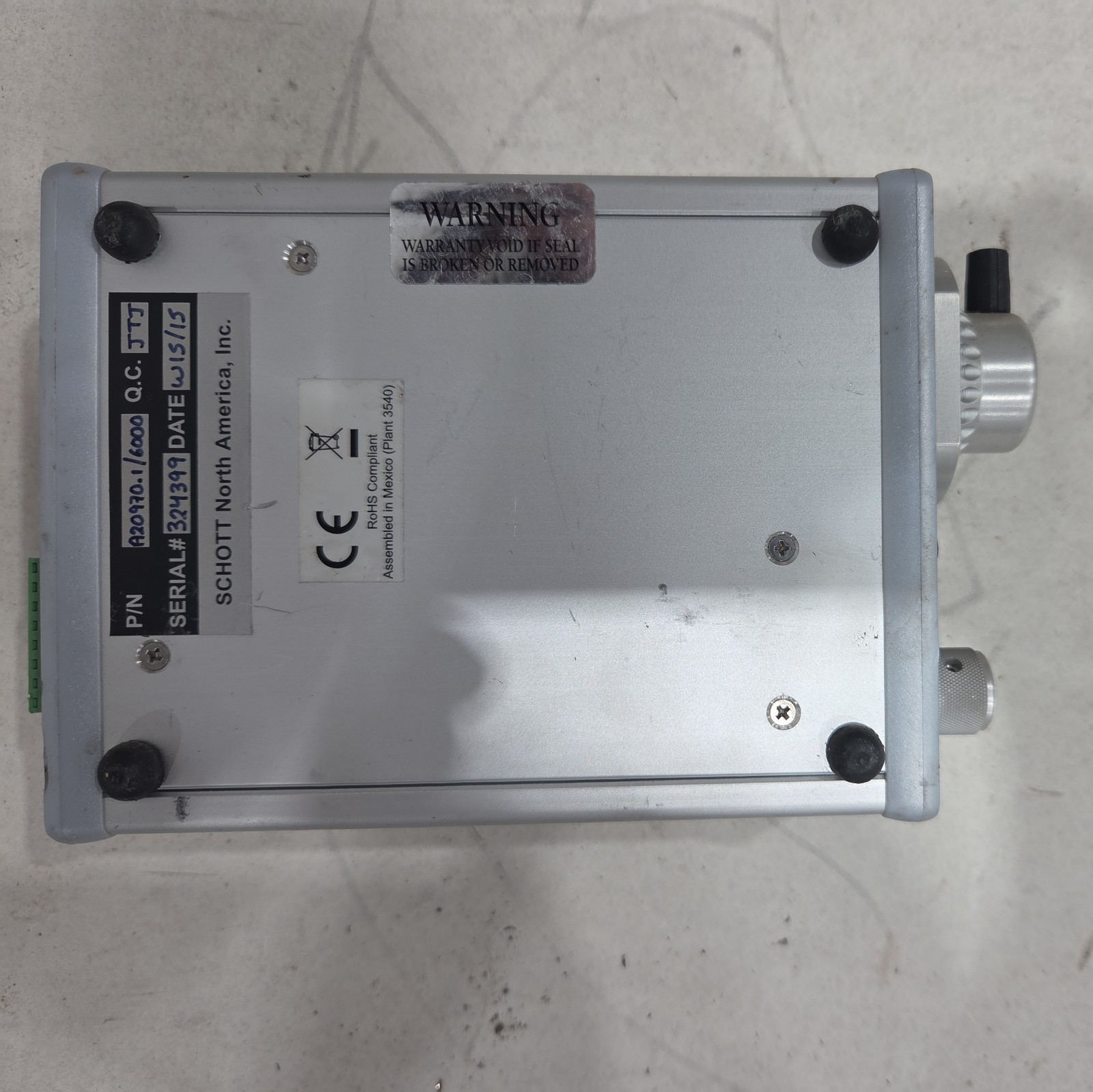 USED - Moritex Schott LLS3 A20970.1/6000 LED Light Source Illuminator