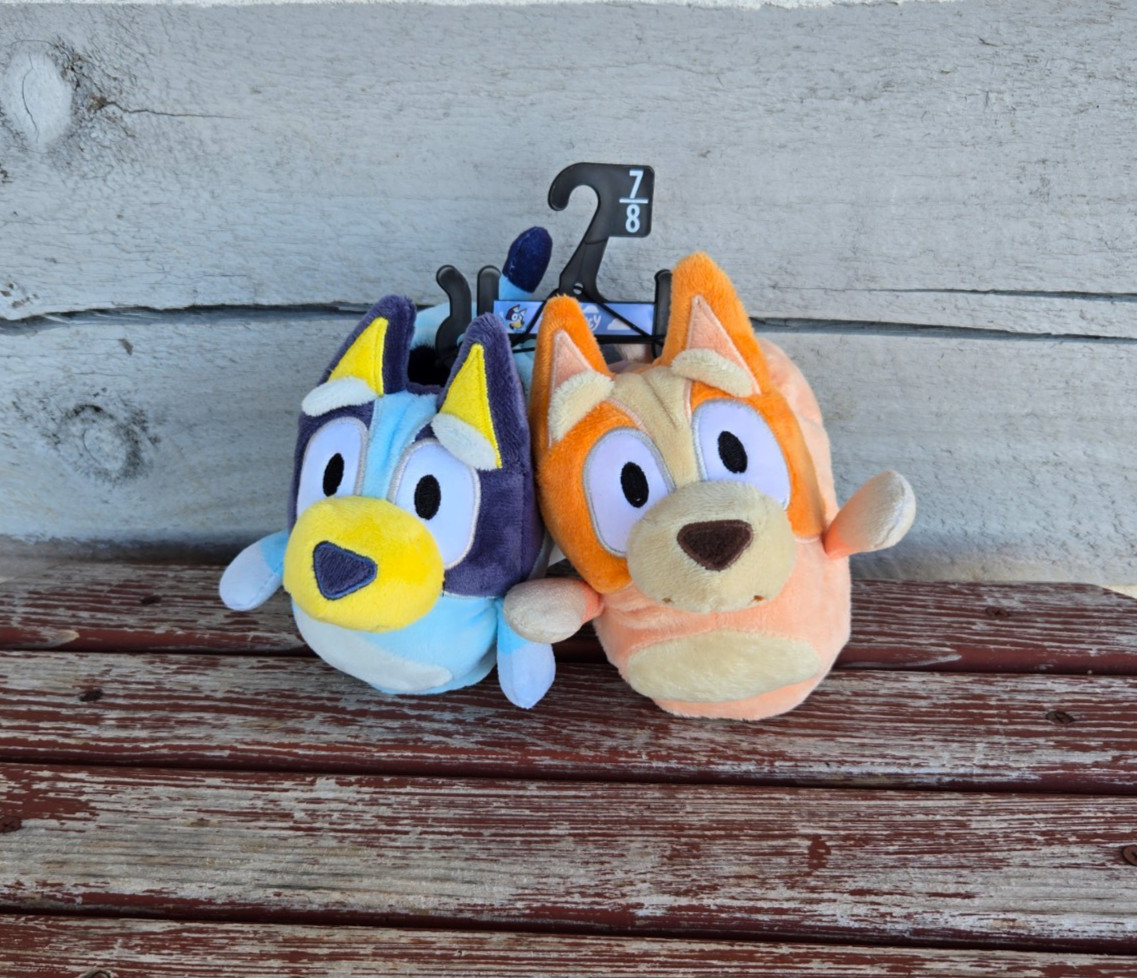 Bluey house shoes slippers for kids television show toddler house slippers