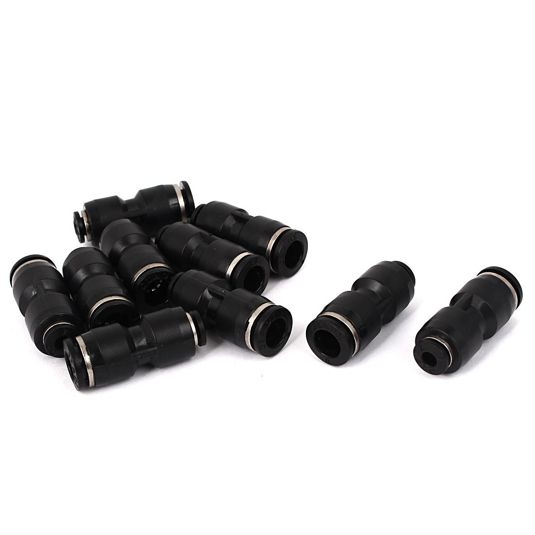 8mm to 4mm Pneumatic Air Pipe Quick Fitting Coupler Connector Adapter 10pcs