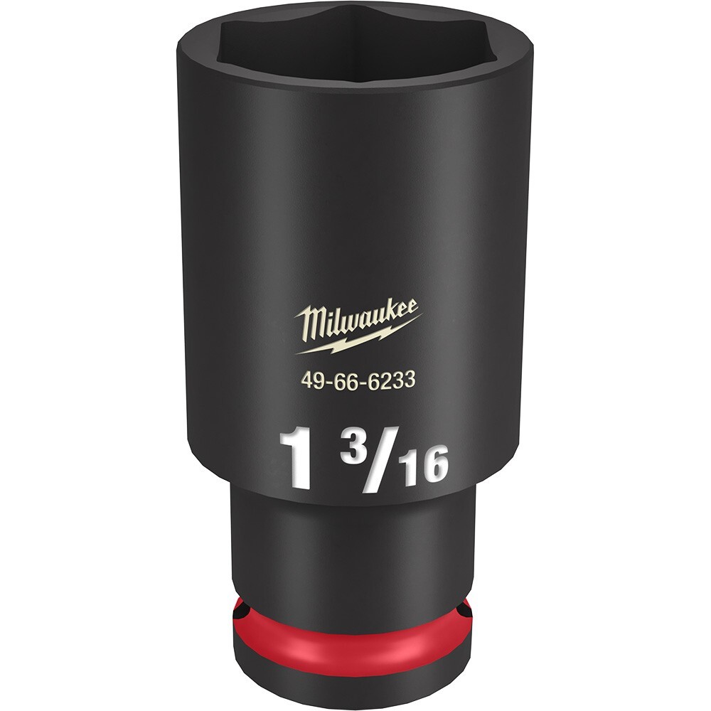 Milwaukee 49-66-6233 SHOCKWAVE Impact Duty 1/2 Drive 1-3/16 Deep 6 Point Socket
