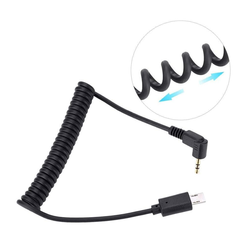 2.5mm to S2 Remote Shutter Cable for Sony Multi Terminal Camera A7R2 RX100M5 A9