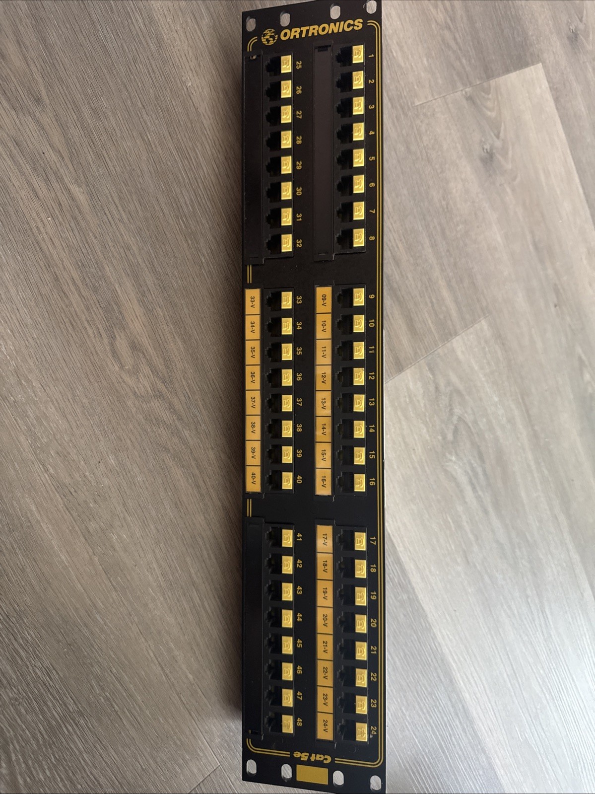 Ortronics CAT 5 48-Port Patch Panel