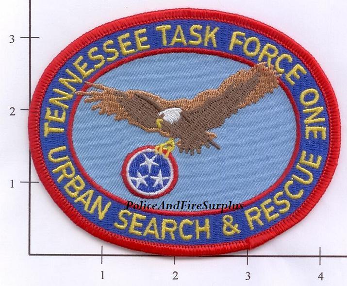 Tennessee - Tennessee Task Force One TN Fire Dept Patch USAR