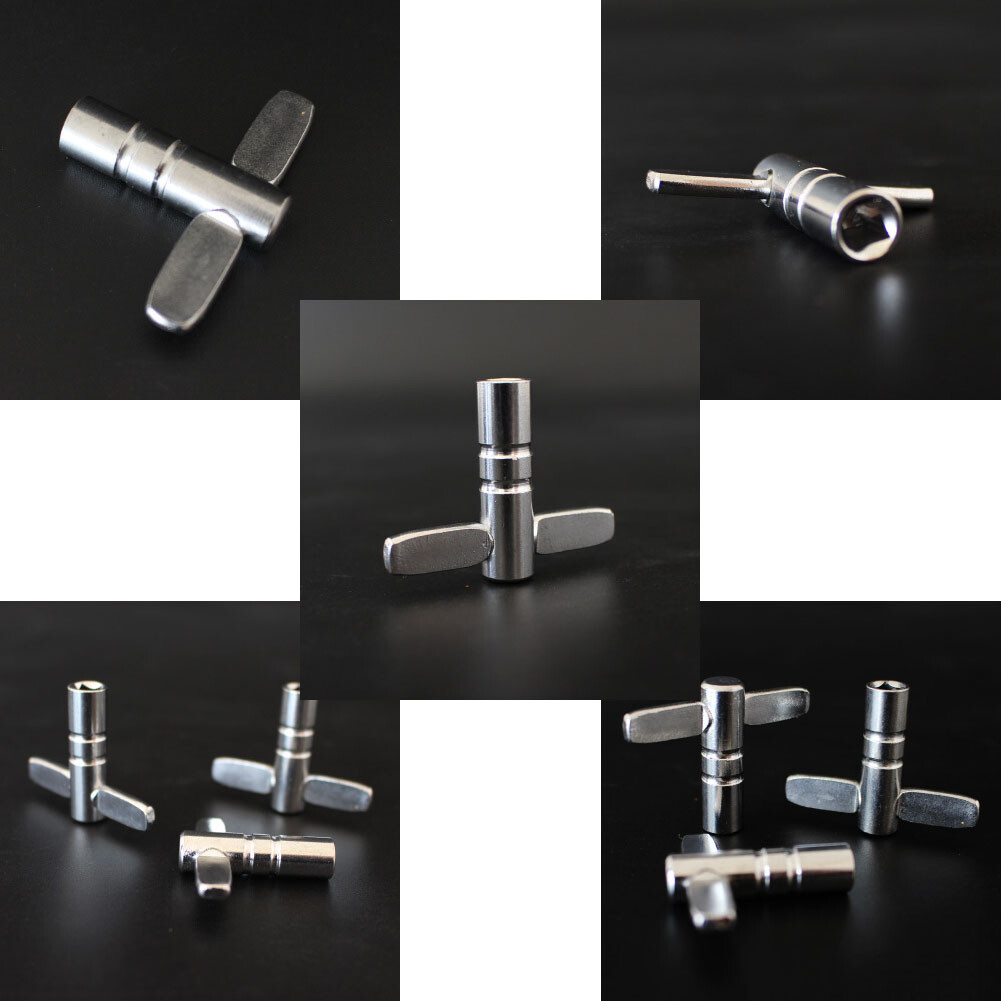 Adjustable Silvery Drum Skin Key Tuner Solid Square Socket Durable Tool New