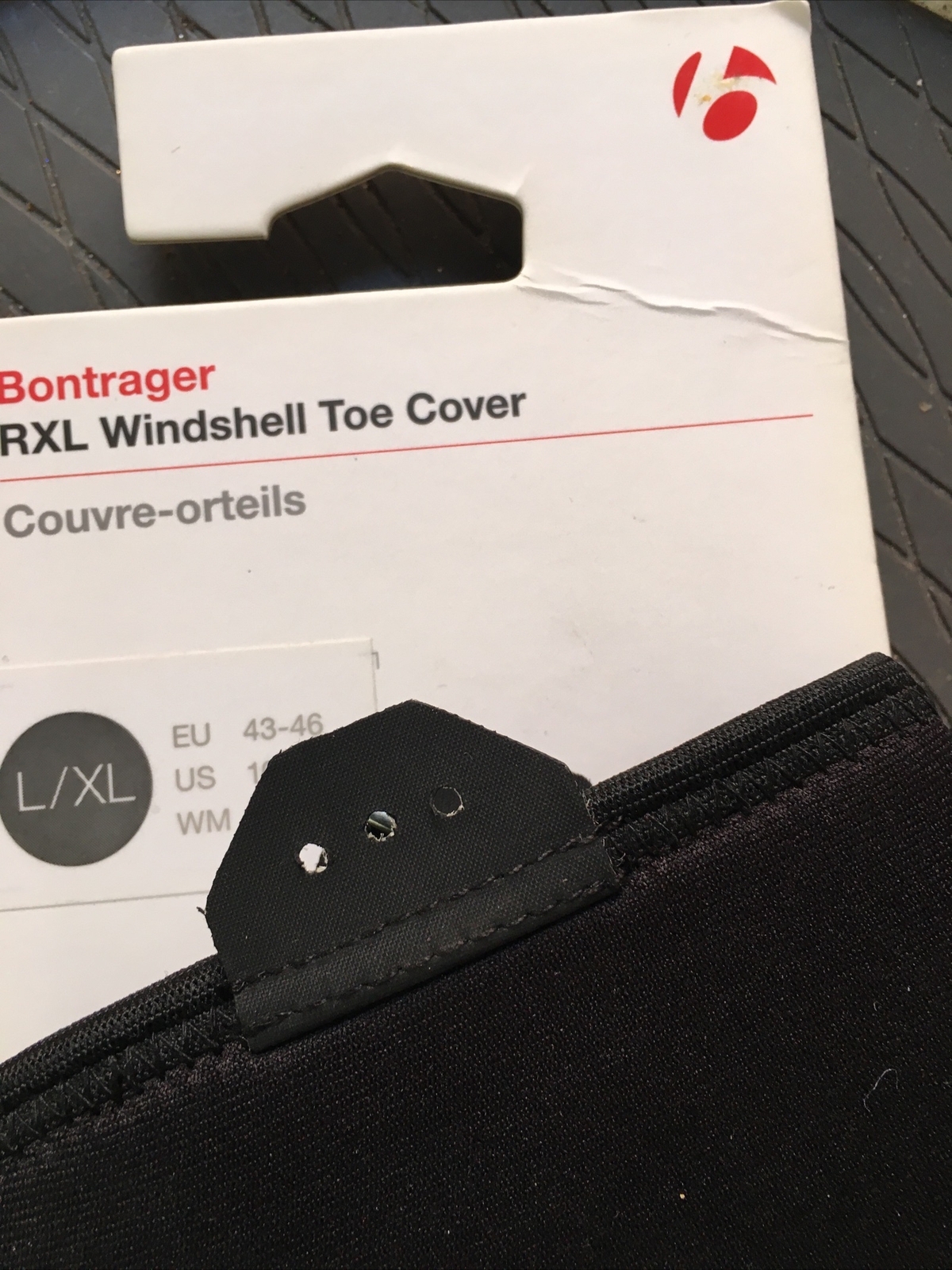 profiles wind Bootie Wind shell Toe Cover. Black. a348