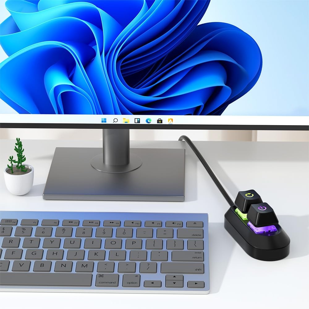 PC Power Button, Desktop Switch Splitter ON Off Reset SW HDD LED PC External