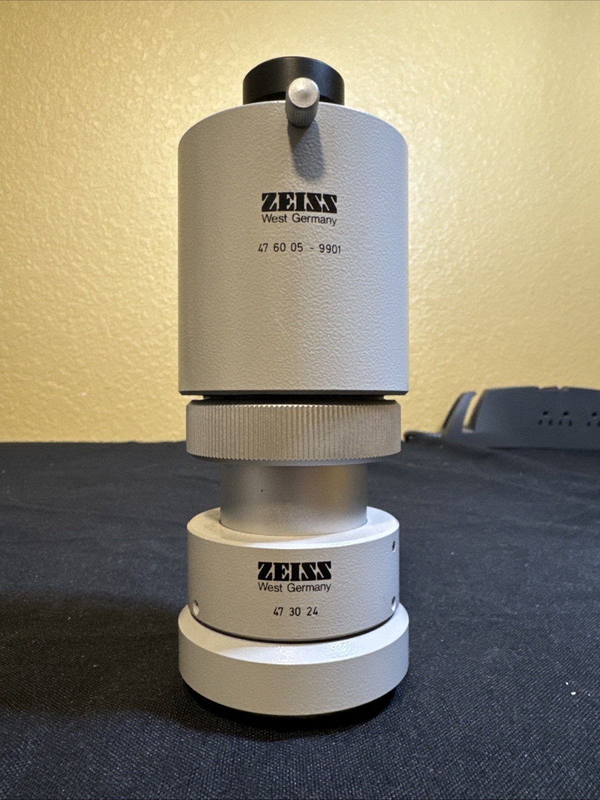 Carl Zeiss Microscope Adaptor Tube 47 60 05 - 9901 & 47 30 24 & 46 38 20 9902