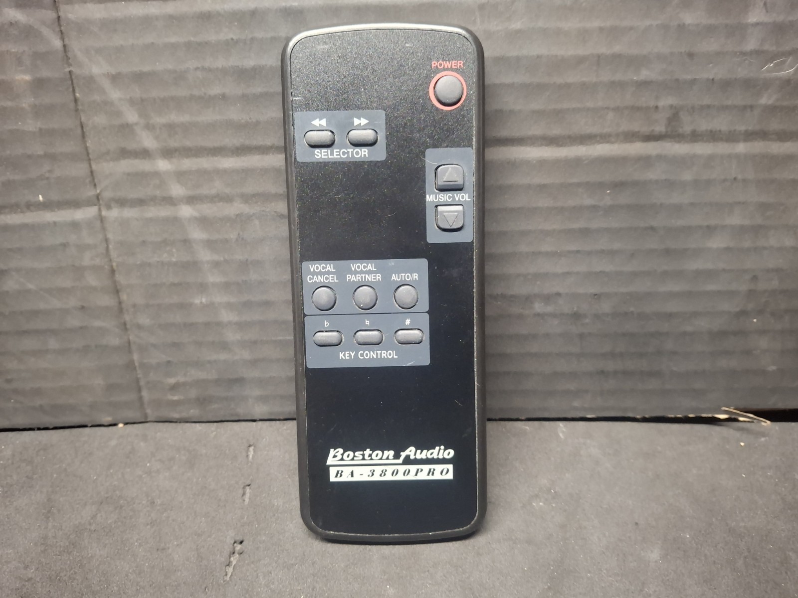 Boston Audio BA-3800PRO Professional Karaoke OEM Remote Control