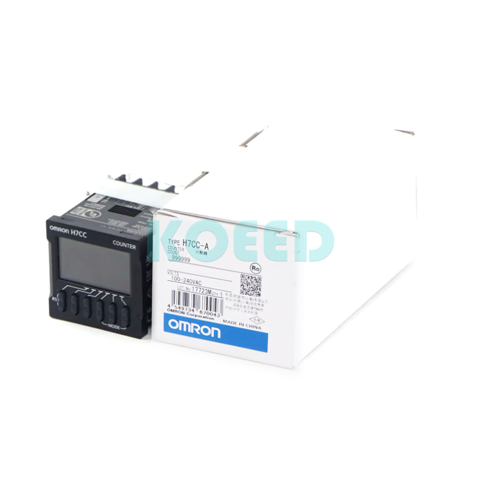 Omron H7CC-A 100-240AC REPLACEMENT FOR H7CXA4N Multifunction Preset Counter