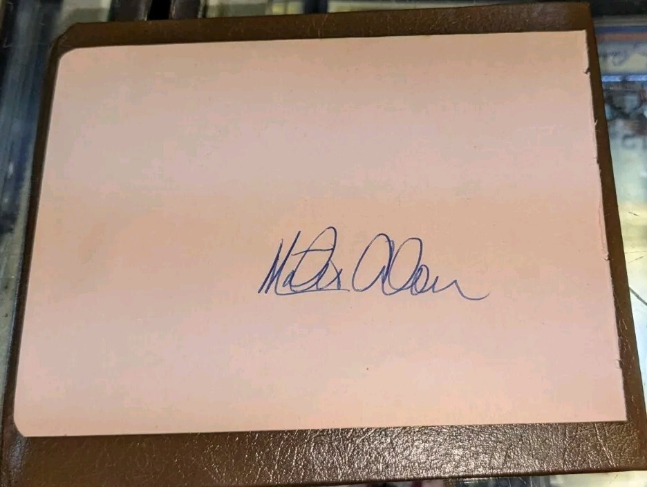 Matty Alou Jose Cruz Giants Astros Signed Cut W/Our COA