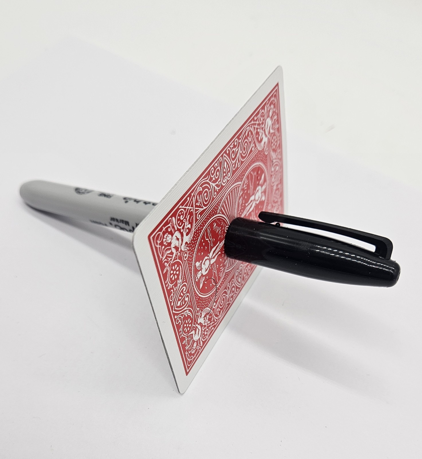Marker Through Card Trick - Extreme Visual Magic - Easy to Perfom - Blue Edition