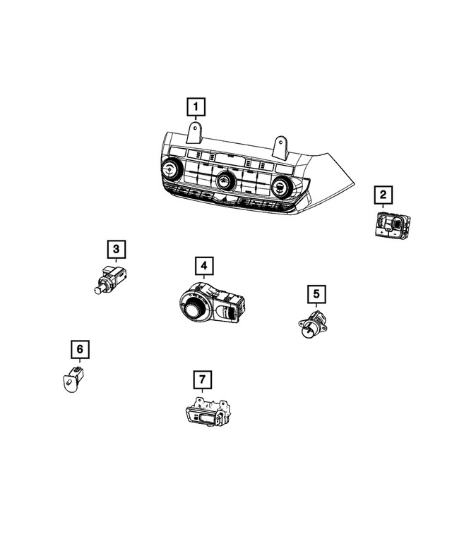 Genuine Mopar Transfer Case Switch 68507423AB