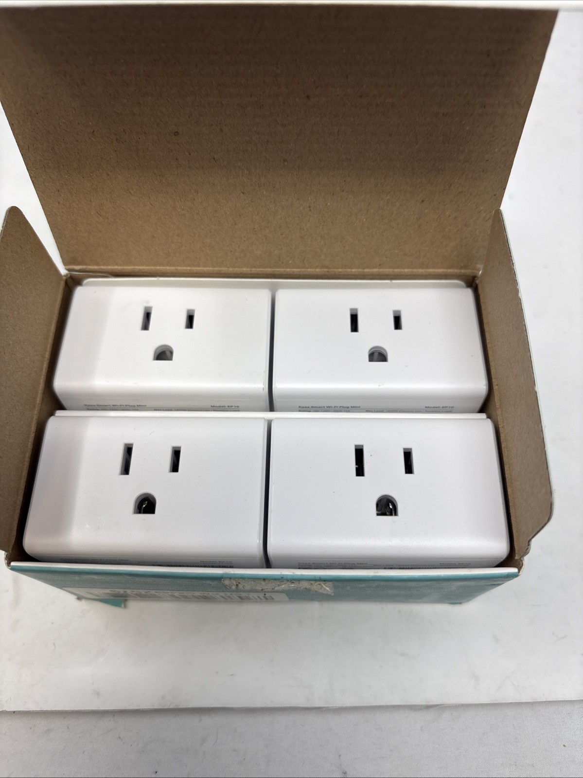 TP-Link Kasa Smart Wi-Fi Plug Mini 4-Pack EP10P4 Alexa Google