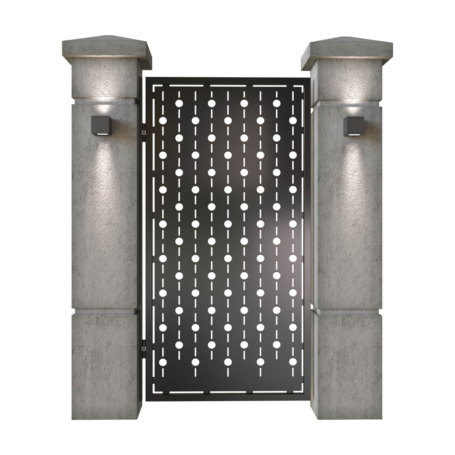 Gorgeous Custom Handcrafted Metal Entry Gate