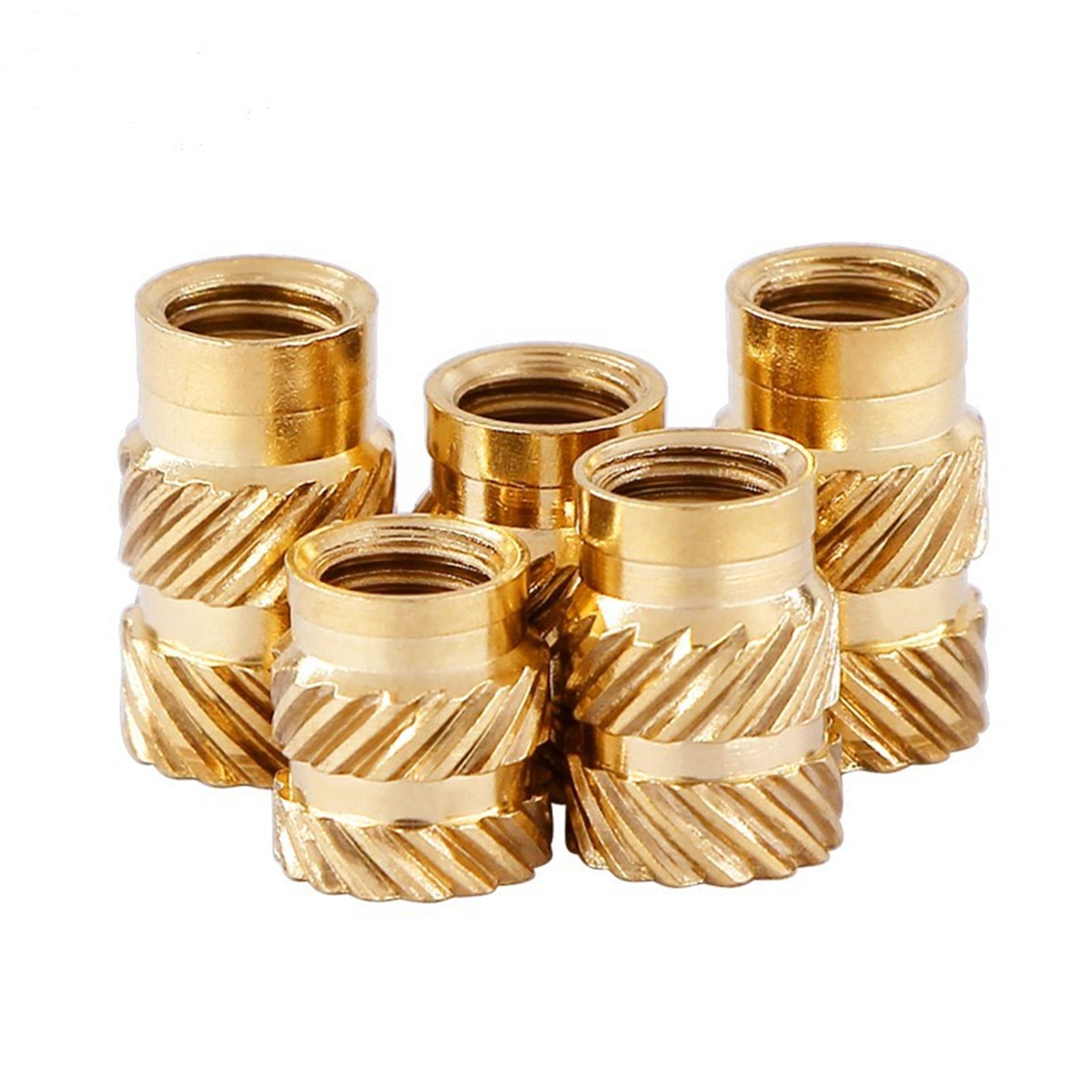 New 300pcs M2-M6 Brass Knurled Nut Threaded Heat Inserts for Plastic 3D Printing