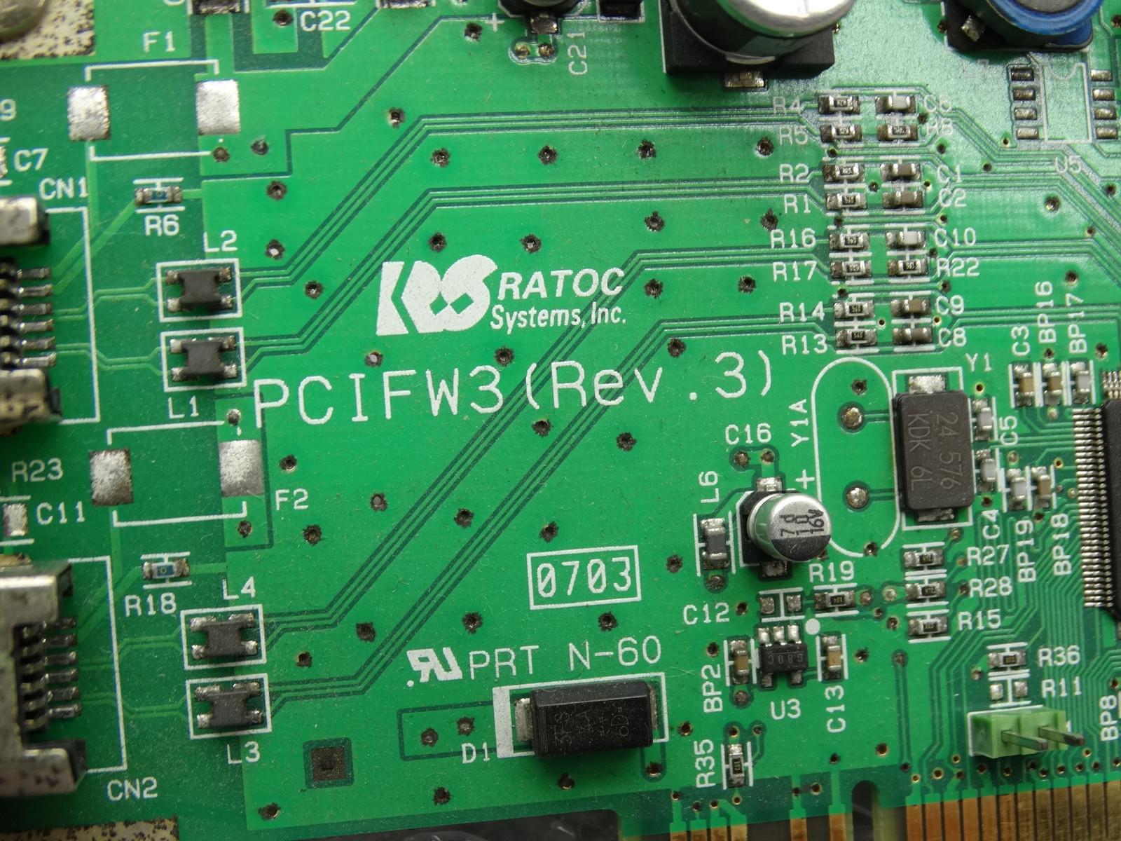 FUJI Frontier Ratoc PCIFW3 REV 3 Tested for 390 LP Controller