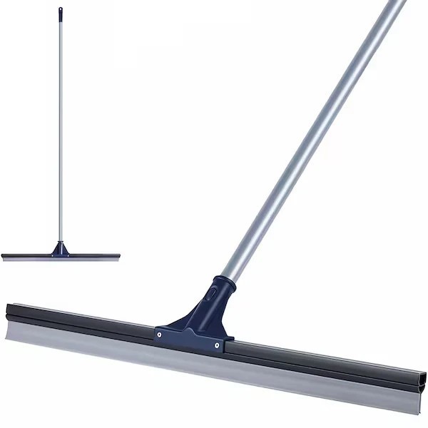 30" Straight Silicone Blade Floor Squeegee Industrial Garage Driveway Cleaning