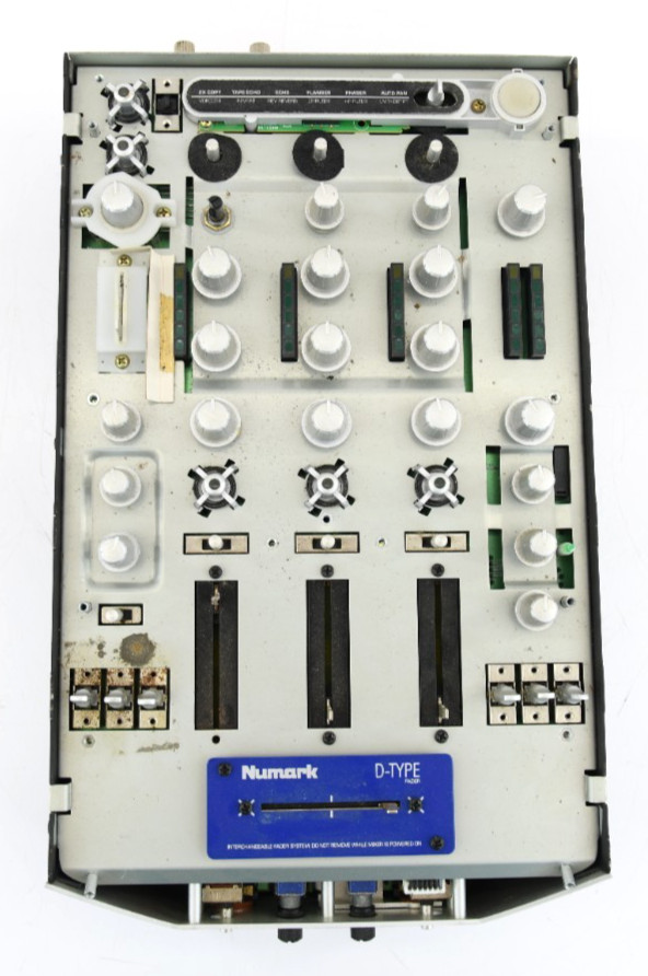 Numark DXM09 DJ Mixer For Parts - No Power - Lots of Knobs and Replacement Parts