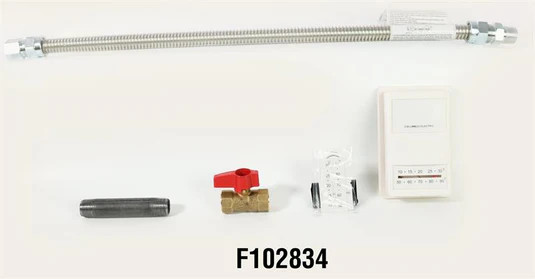 Enerco F102834 Installation Kit Tube Heater 1/2" Thermostat Shut-Off Valve