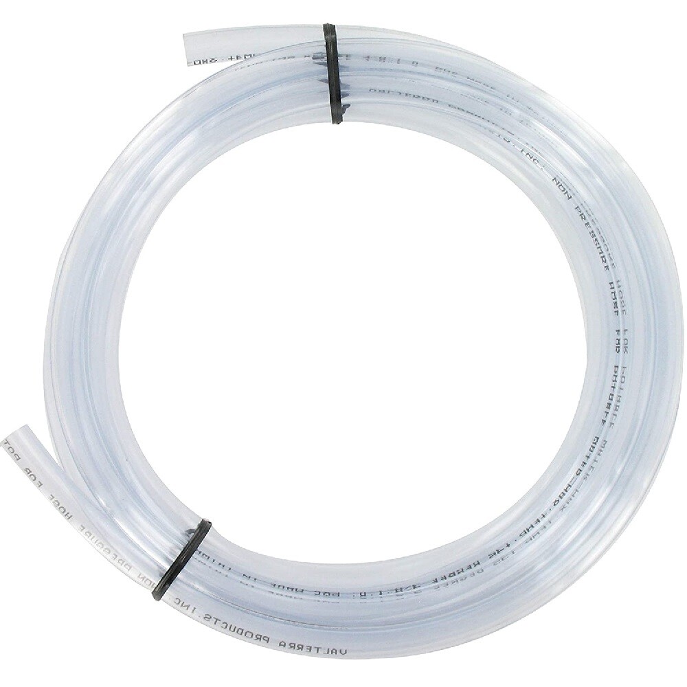 Valterra Vinyl Tubing, 1/2" I.D. x 5/8" O.D,100 ft, Clear, Pool Home RV W01-1600