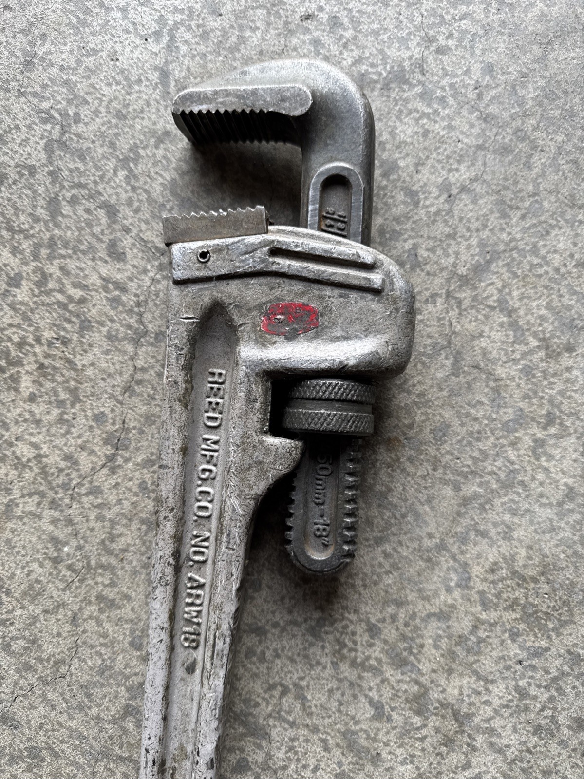 REED CO. ARW18 OFFSET PIPE WRENCH