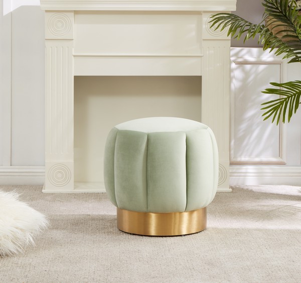Safavieh MAXINE CHANNEL TUFTED OTTTOMAN, Reduced Price 2172764270 SFV4707K