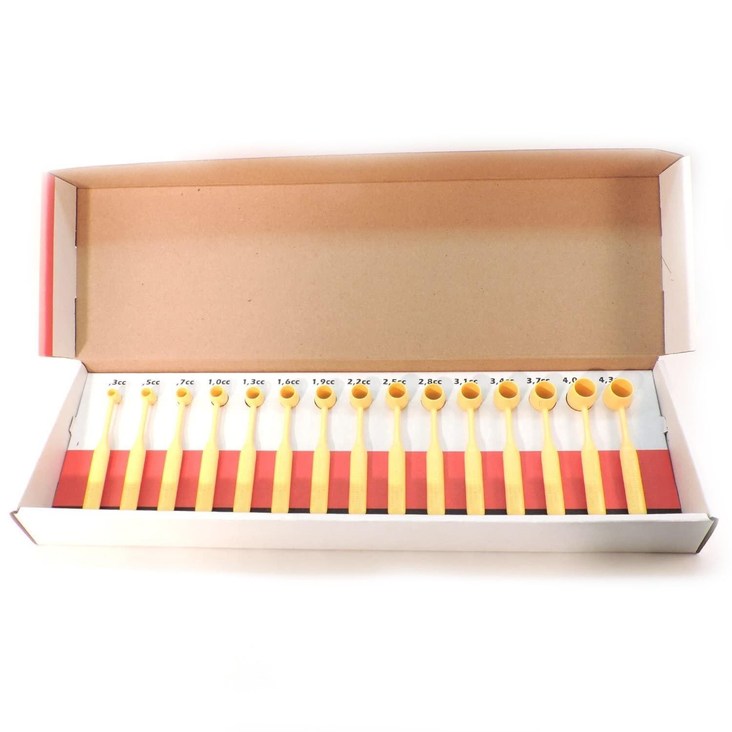 Lee Powder Measure Kit — 15 Dippers & Chart 90100