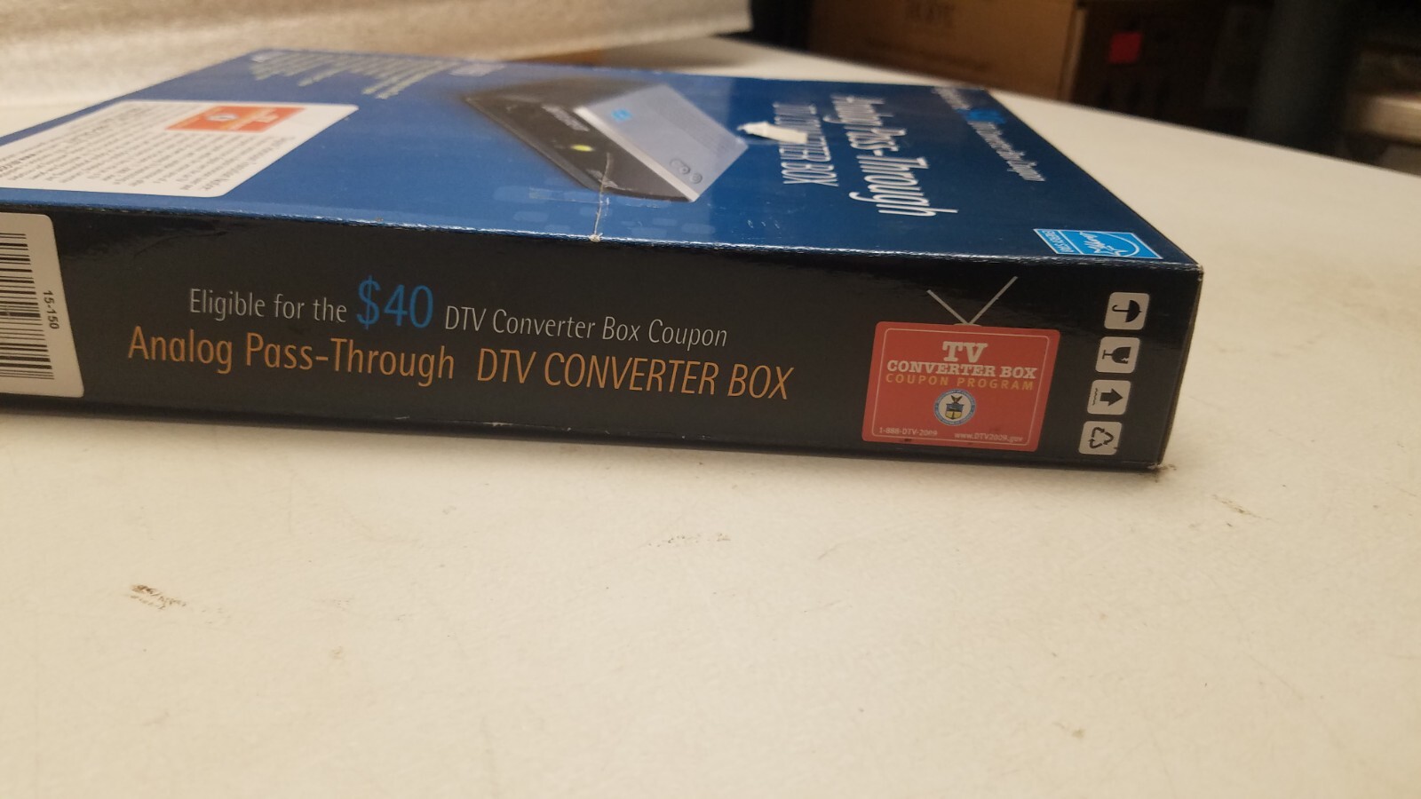Digital Stream Analog Pass-Through DTV Convertor Box Model DTX9950 (V)