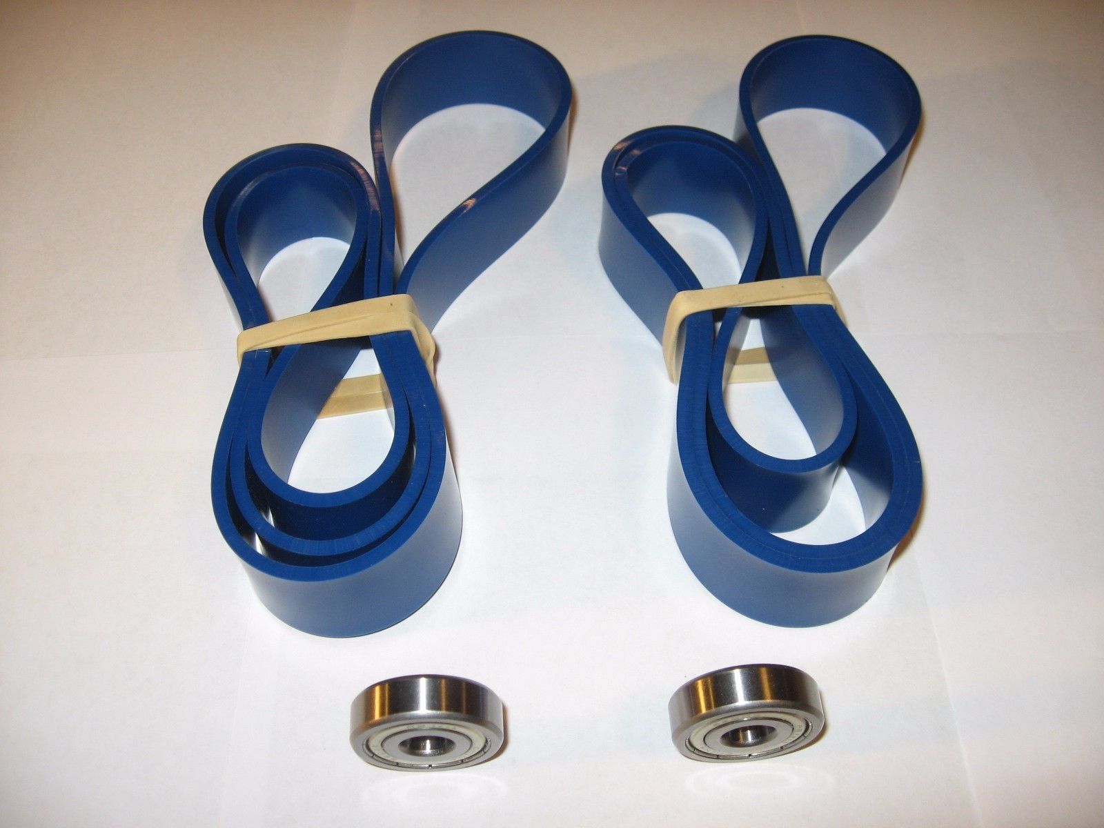 2 MAX URETHANE BAND SAW TIRES AND 2 THRUST BEARINGS FOR WILTON 8201  14" SAW