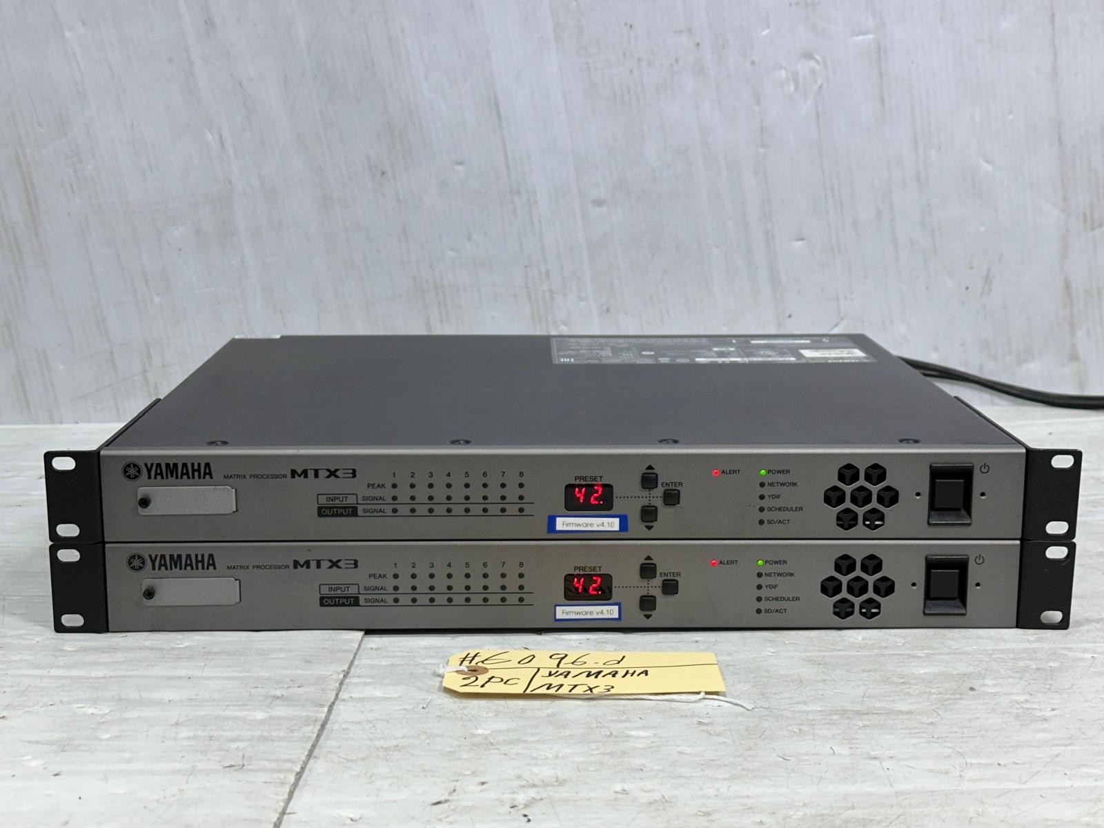 Yamaha MTX3 26×8 Zone Matrix  8in/4Out Processor #6096-d (One)THS