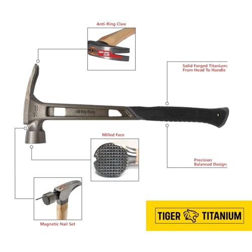 Titanium Framing Hammer 16oz Tiger Brand