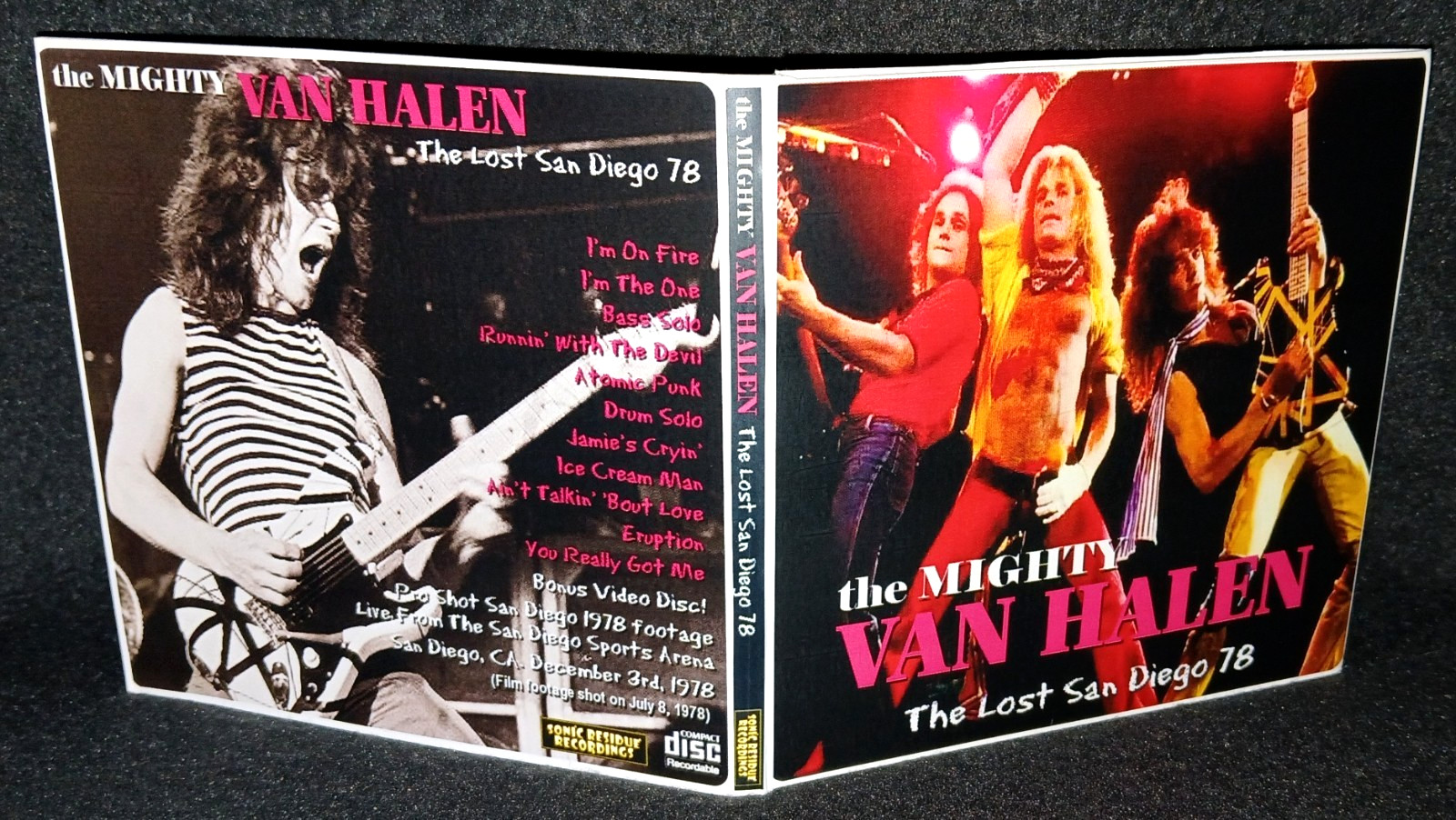 Van Halen San Diego 1978 Gate Fold 2CD Package NEW