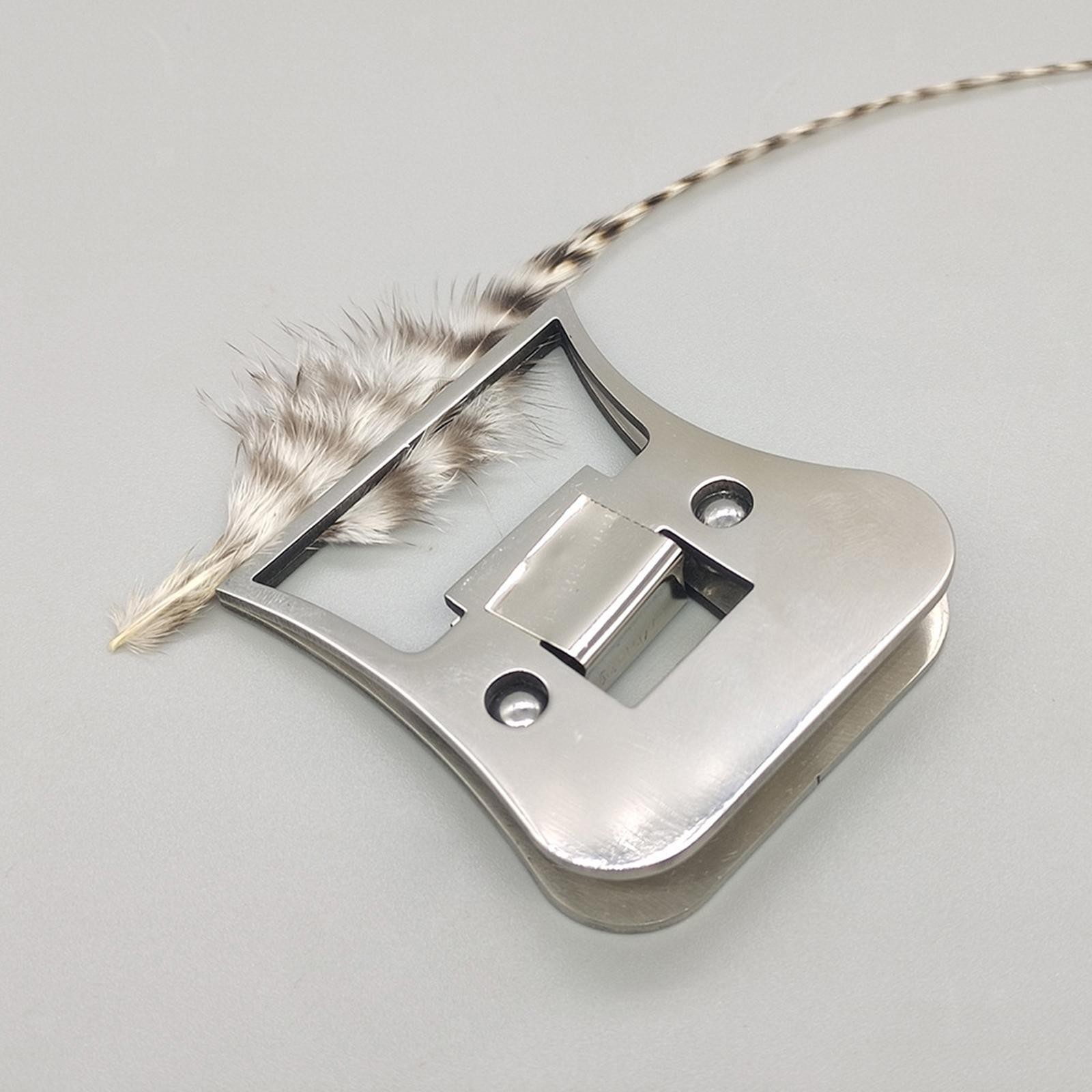 Fly Tying Hackle Clamp Sturdy Feather Clamp Practical Fly