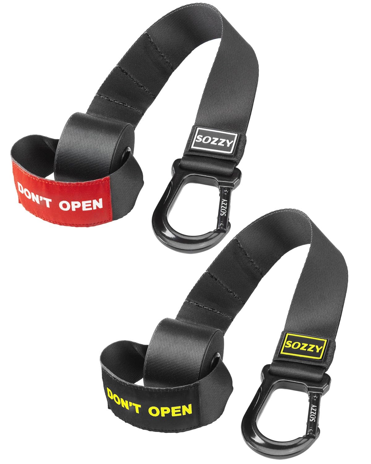 Sozzy Door Anchor for Resistance Bands, Home Workout 3-in-1 black/yellow