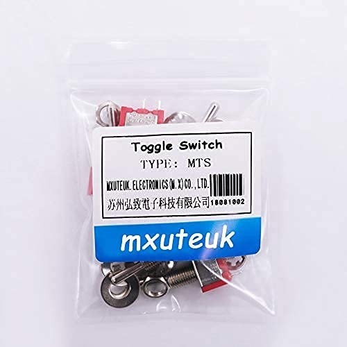1 or 8Pc 6 Pin 2 Position DPDT Mini Miniature Toggle Switch ON/ON Switch for Car