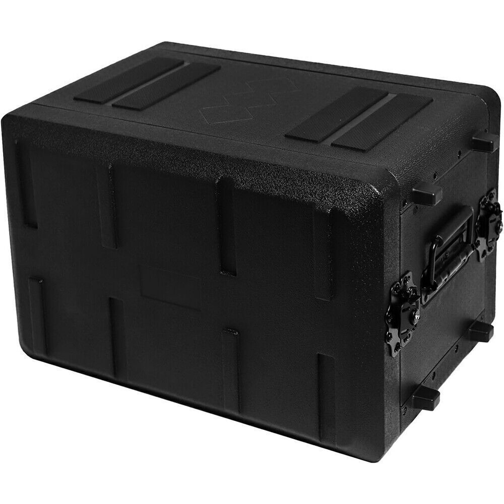 Rack Case 6U Space SHALLOW 12 Inch Deep shell, DJ, Light Weight 19" Std w Screws