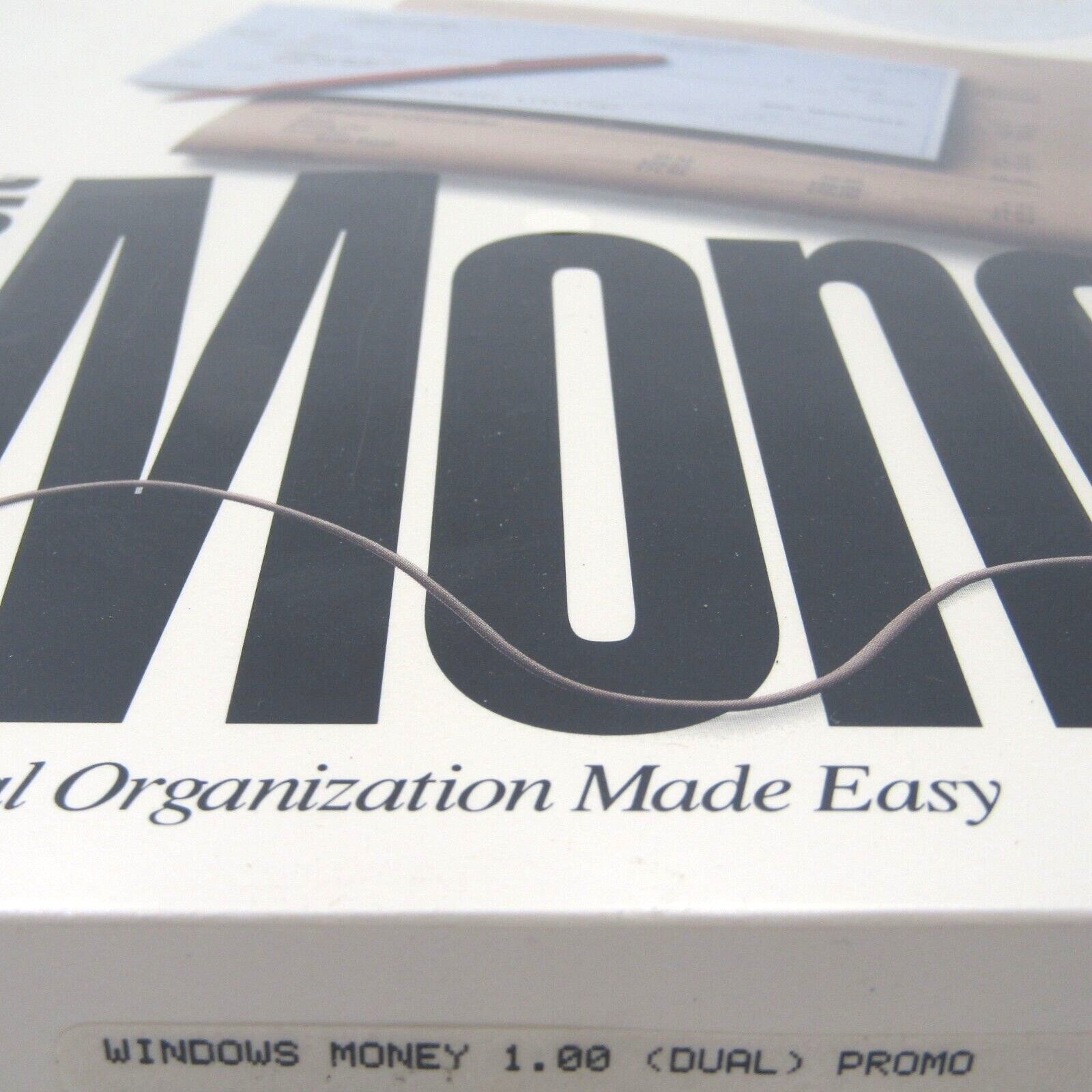 SEALED Microsoft Money 1991 Original Version 5.25 & 3.5