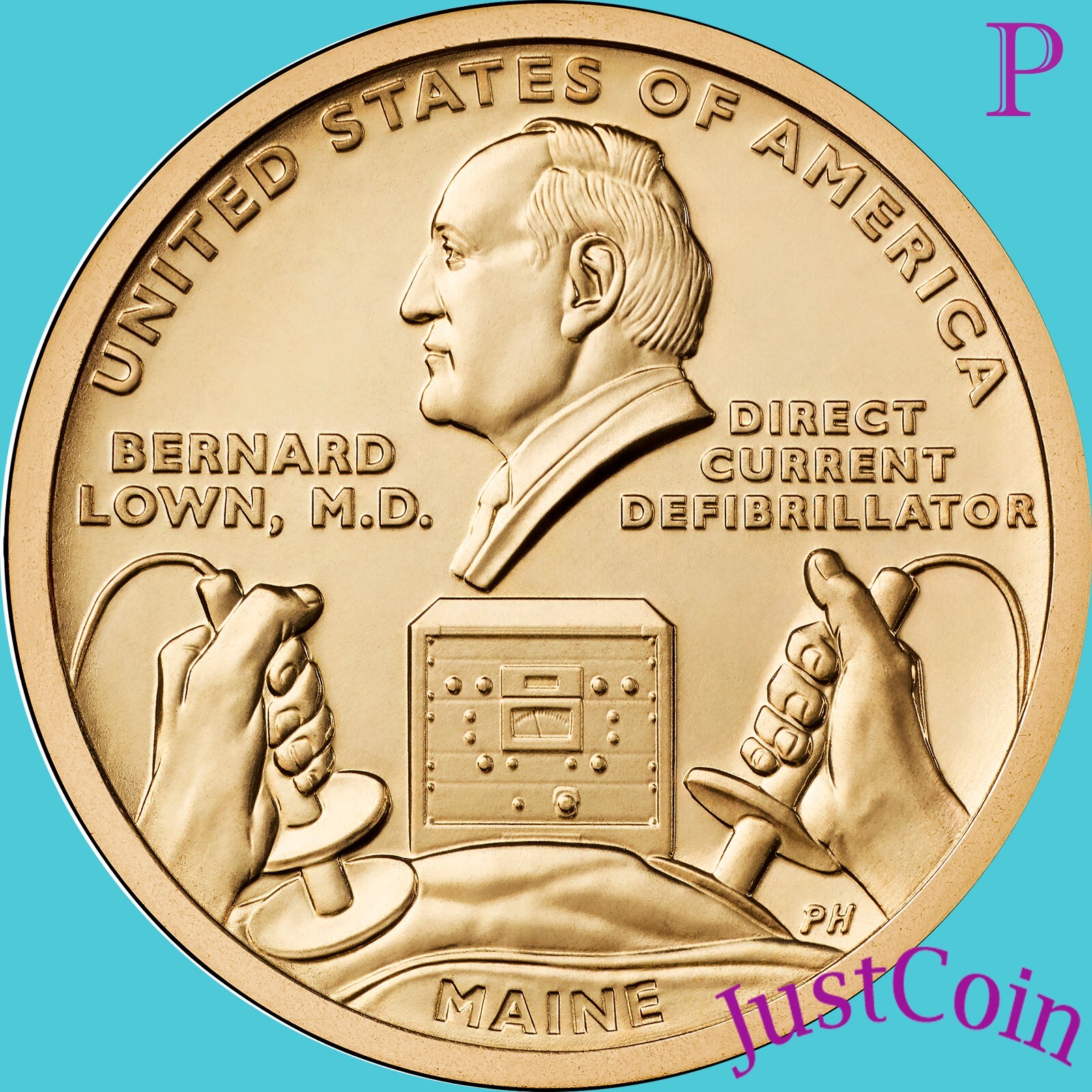 2024-P MAINE (ME) INNOVATION BERNARD LOWN UNCIRCULATED DOLLAR