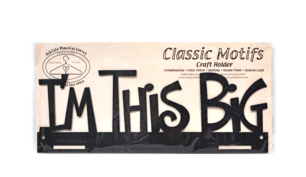 Classic Motifs  Charcoal Im This Big 14 Inch Charcoal Craft Holder
