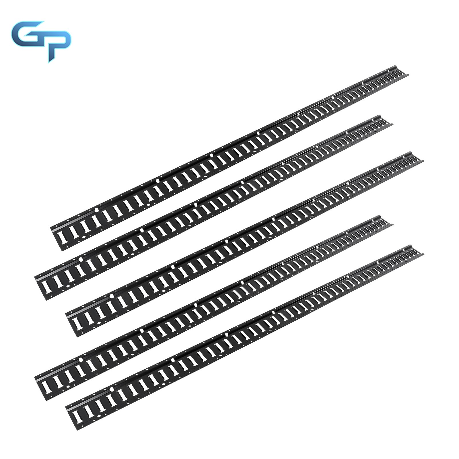 For Garages Vans Trailers Tie Downs 5 PK 8ft Track Tie Down Rail Kit