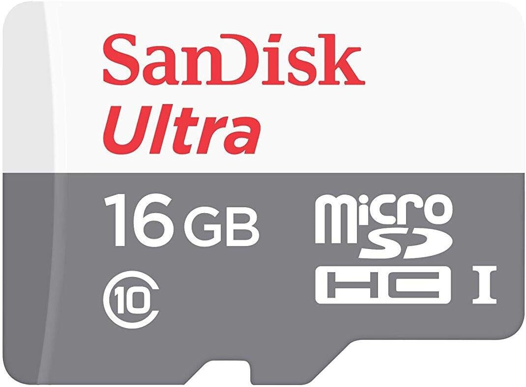 SanDisk Ultra 16GB microSDXC microSDHC MicroSD UHS-I Flash Memory - Camera/Phone