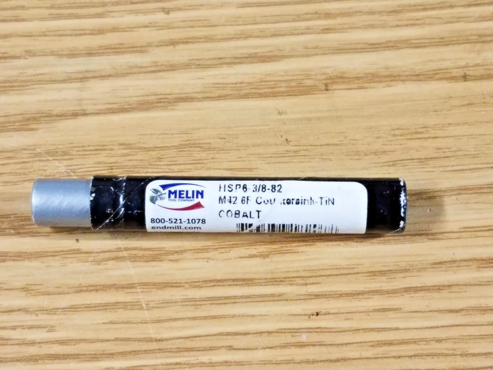 3/8"Dia., 82 Degree 6 Flute Cobalt Countersink