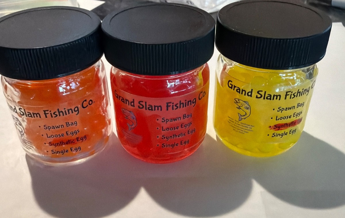 (2oz Jar) Grand Slam Fishing Company 6mm Trout Soft Eggs - Anise