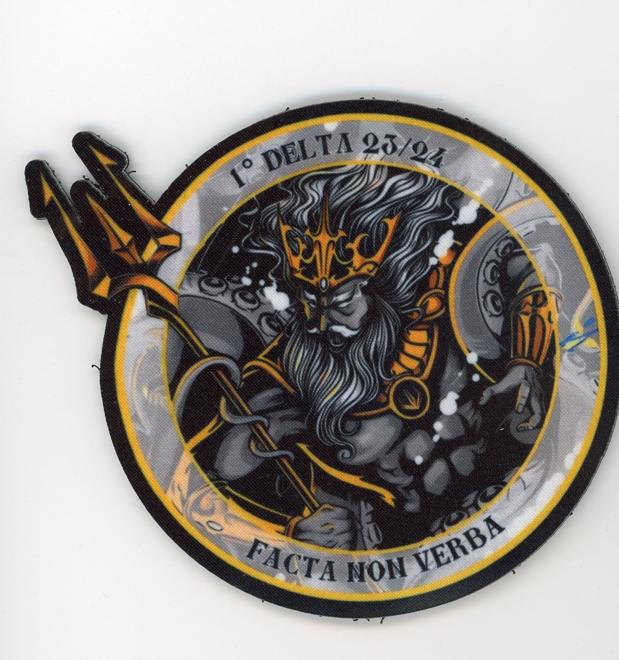 PATCH SPAIN NAVY 1st DELTA 23/24 FACTA NON VERBA NEPTUNE VEL BACK PARCHE