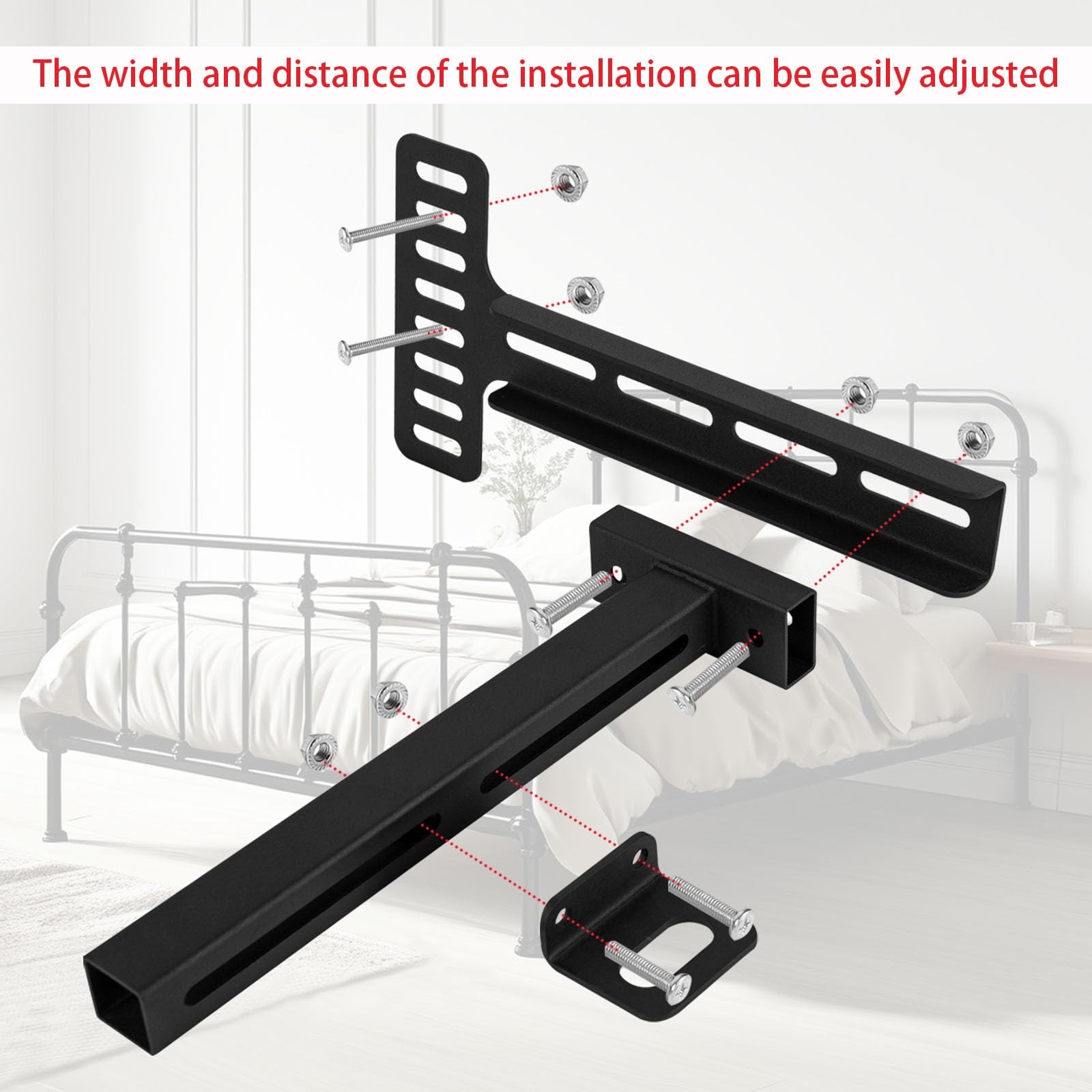 Headboard Kit for Adjustable Bed, Adjustable Headboard Brackets, Universal He.